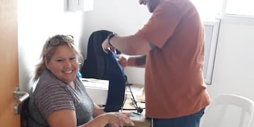 Controles de Presión y Diabetes en La Colonia de Vacaciones para Adultos Mayores