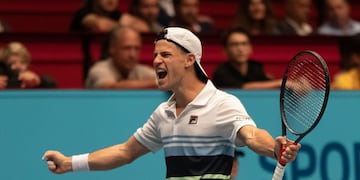 Diego Schwartzman avanzó a cuartos de final del ATP 500 de Viena\u002E (AFP)