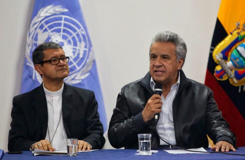 Ecuador: Lenín Moreno prometió revisar las medidas de ajuste que generaron las protestas