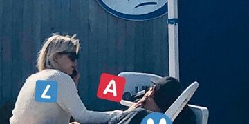 Un noviazgo que se asienta: Fede Bal y Sofía Aldrey fueron sorprendidos en plenos arrumacos (Foto: @AngeldebritoOk)