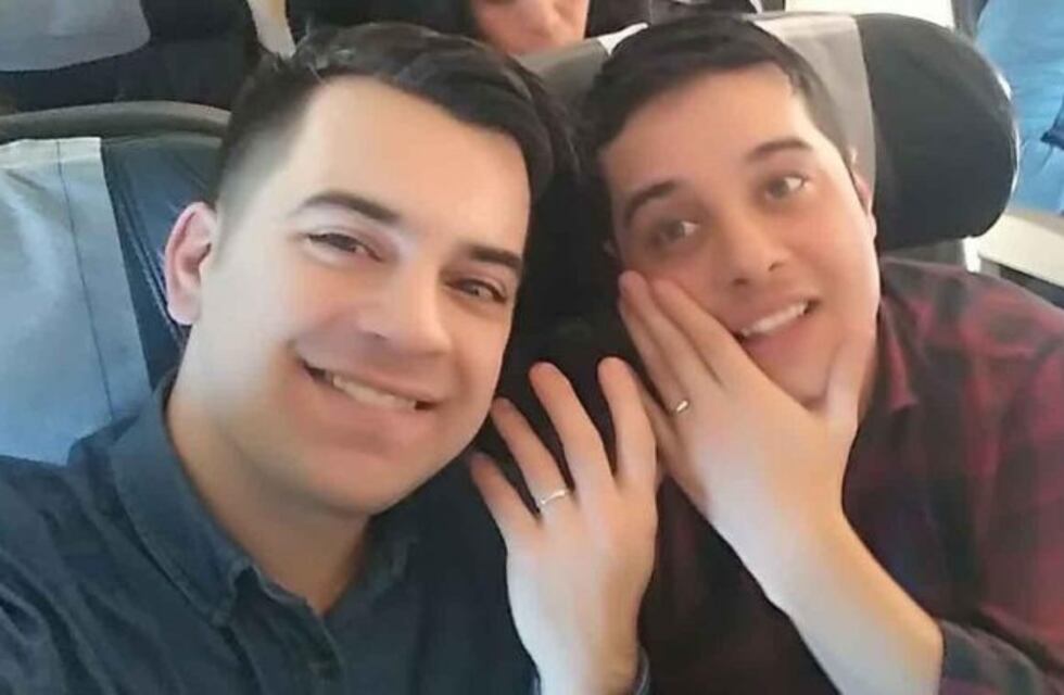 Propuesta de casamiento en pleno vuelo