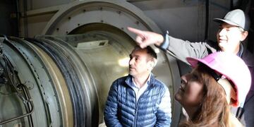 Puesta en marcha de la turbina Rolls Royce