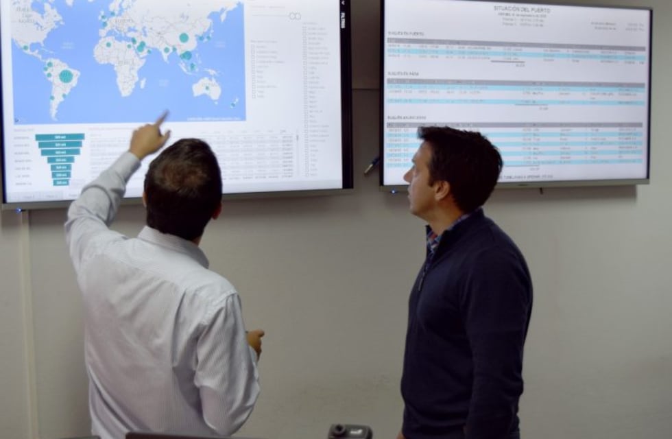 Se presentó una nueva plataforma de trabajo en Puerto Quequén