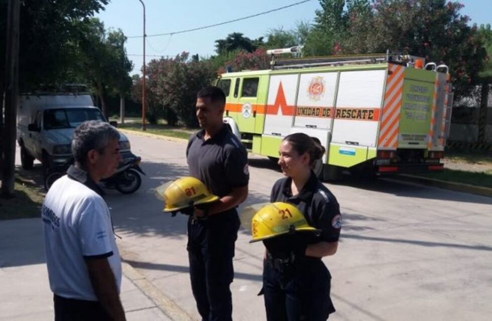 Arroyito: ascendieron a Bomberos Voluntarios a dos aspirantes mayores