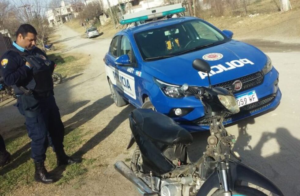 Alta Gracia: se recuperó una motocicleta que había sido robada