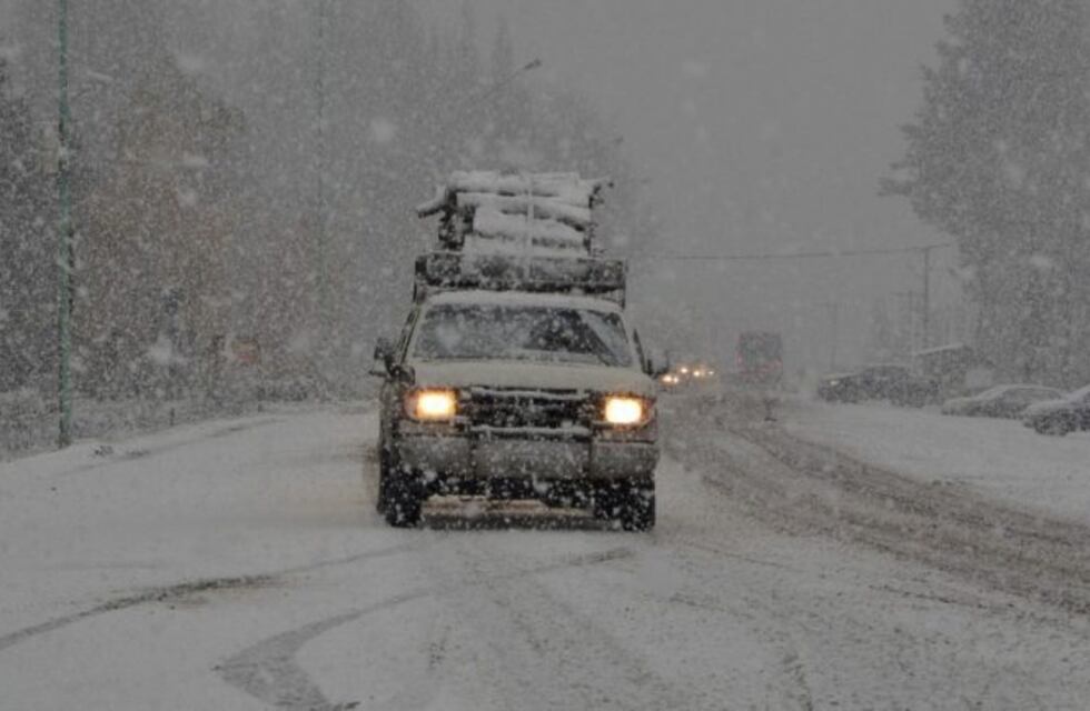 Alerta por intensas nevadas en la zona cordillerada