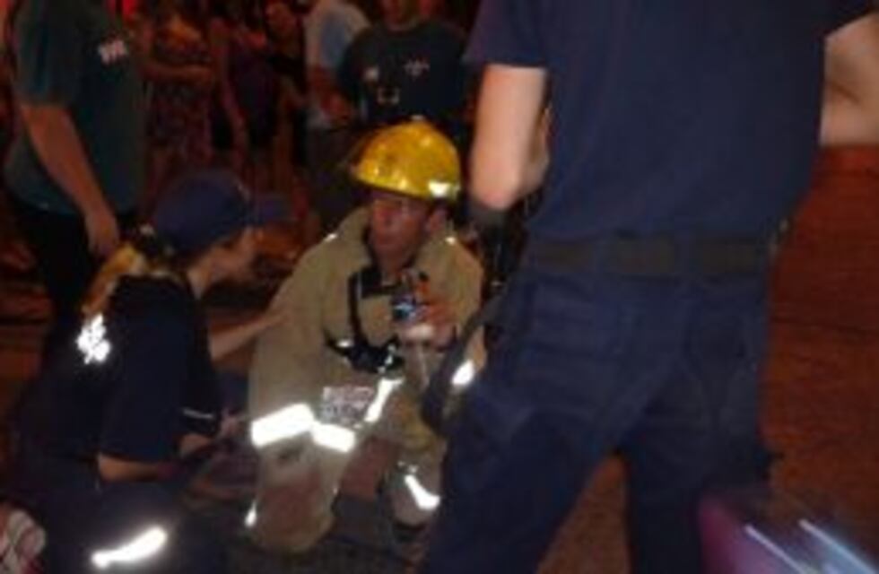 Bombero corrió la maratón de fin de año en Río Cuarto, y luego asistió a un incendio