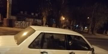 Fiat Duna con pedido de secuestros hallado en Anisacate