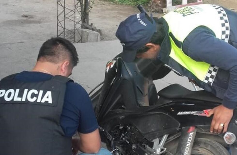 Detuvieron a un joven por acusado de robar una moto