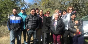Estudiantes escuela Wikam adultos de Tierra del Fuego