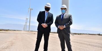 Alberto Fernández junto a Ricardo Quintela en La Rioja\u002E (Foto: Twitter/alferdez)