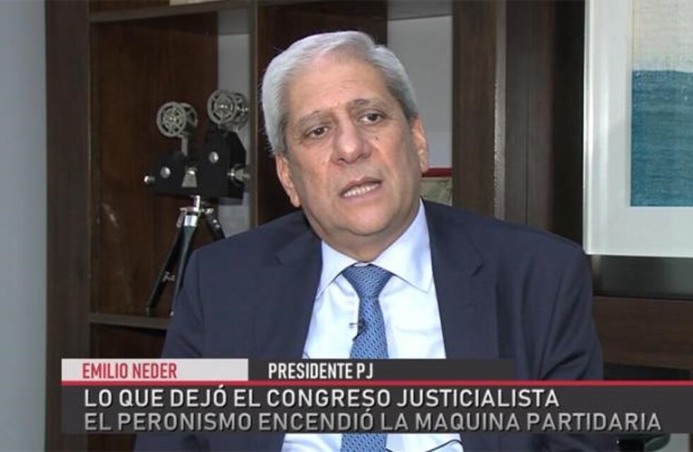 Neder habló sobre el Congreso del PJ en Caballito y la actualidad del partido