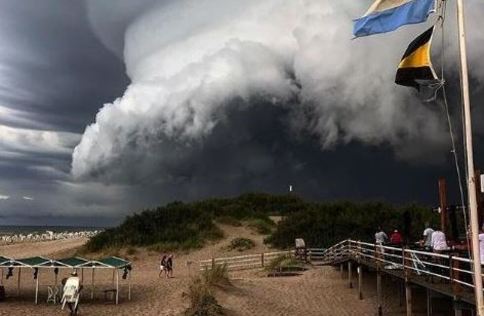 El impresionante temporal que afectó a Villa Gesell
