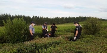El cuerpo fue encontrado en una plantación de té de Campo Viera, en el Lote 116, sección sexta (ruta provincial 210)\u002E