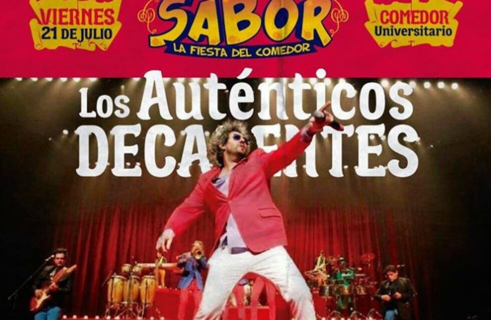 Los Auténticos Decadentes, en Córdoba para festejar el día del amigo