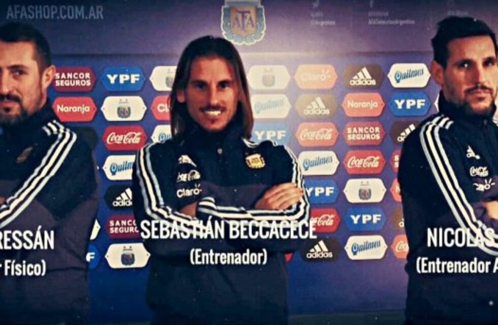 Sebastián Beccacece fue presentado como entrenador de la Sub-20