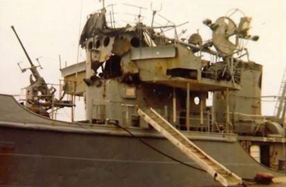 La Armada hundió el ARA Sobral, buque que combatió en Malvinas