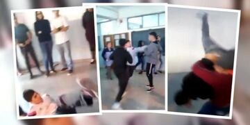Las peleas fueron registradas por sus compañeros\u002E(Cadena 3)