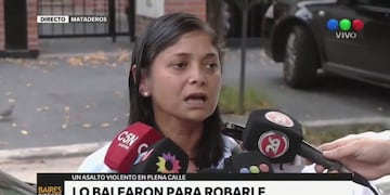 Vecino baleado en Mataderos.