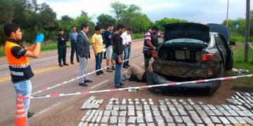 Detuvieron a dos misioneros con marihuana en Santiago del Estero\u002E (Foto: El Territorio)