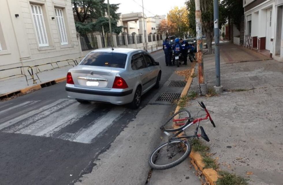 Un ciclista sufrió traumatismo de cráneo tras un accidente en el centro paranaense