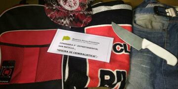 Entre las pertenencias, había ropa y útiles escolares\u002E (Comisaría Tercera)
