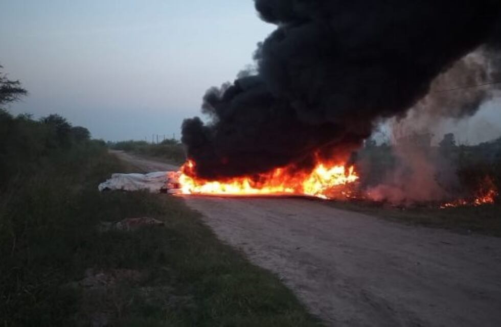 Ceres: incendiaron un retén