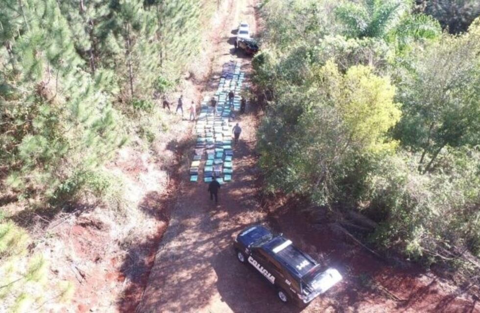 La policía incautó más de 4 toneladas de marihuana en Puerto Libertad