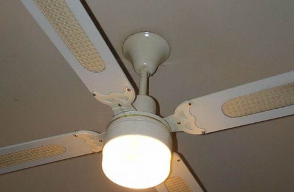 Se le cayó el ventilador de techo y le fracturó la mandíbula