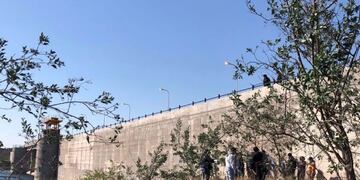 Cadaver flotando en el Dique Saladillo San Luis