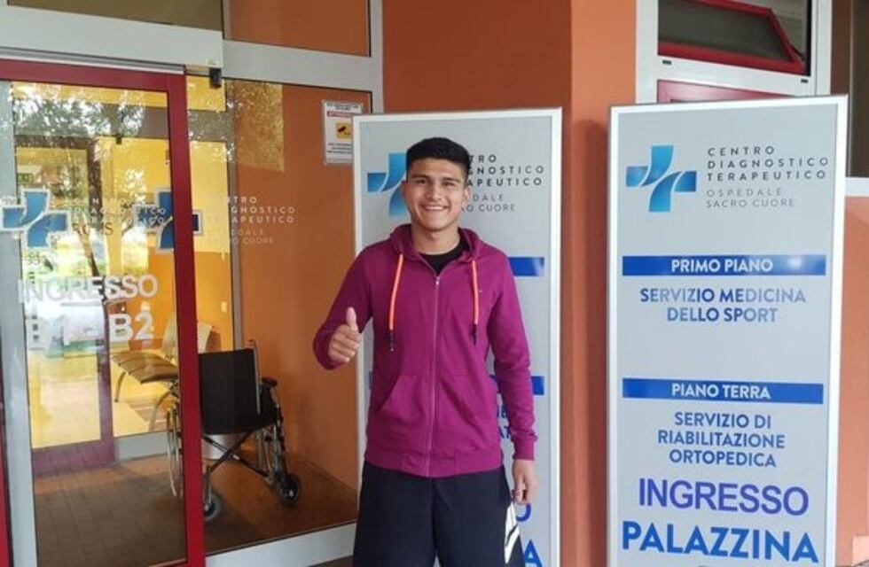 Bruno Amione superó la revisión médica para ser refuerzo en Italia