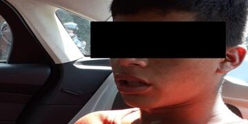 Un menor de edad fue detenido tres veces en un mes