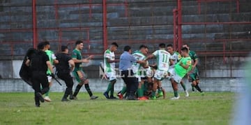 A las patadas fue el partido entre Ferroviario y Mandiyú