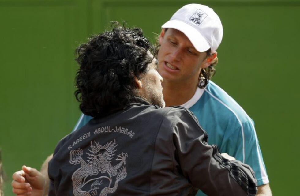 David Nalbandian, Diego Maradona y un divertido cruce por un "me gusta"