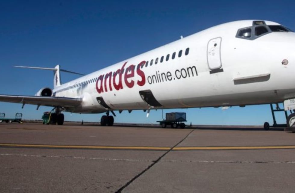 La aerolínea Andes suspende sus operaciones hasta el lunes