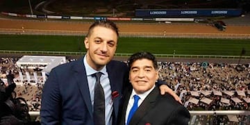 Matías Morla con Maradona