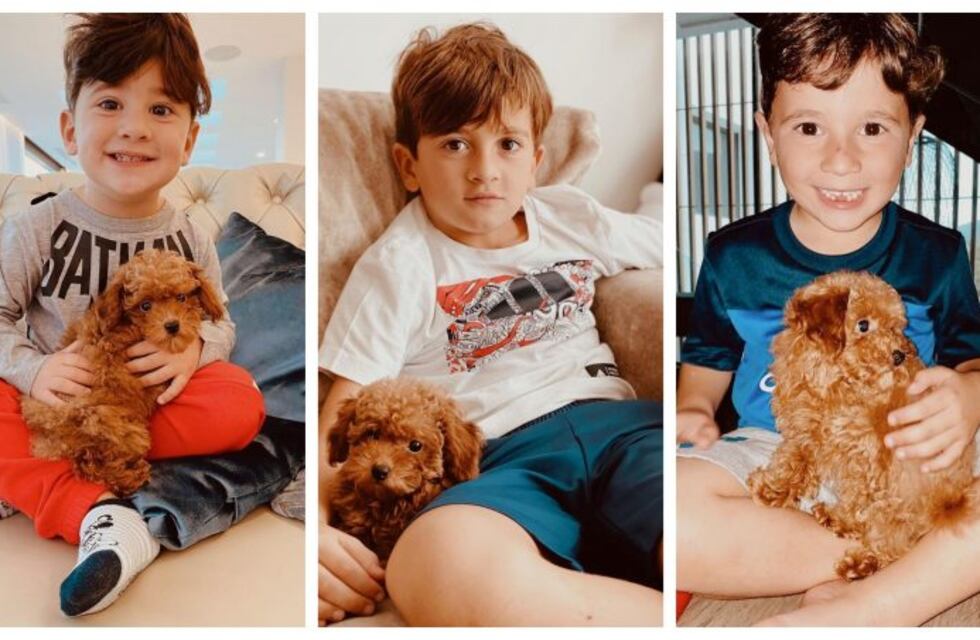 El detrás de escena de Antonela Roccuzzo y su nueva mascota