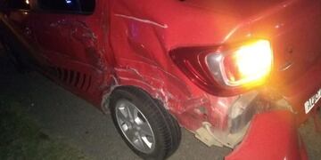 Malagueño: accidente de tránsito sin lesionados