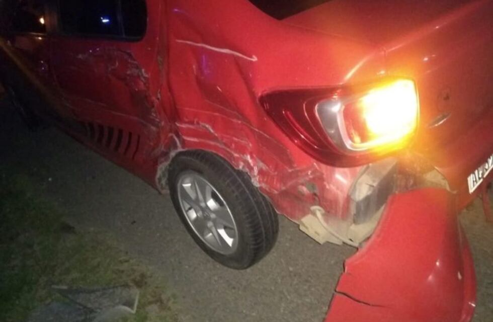 Malagueño: accidente de tránsito entre dos vehículos