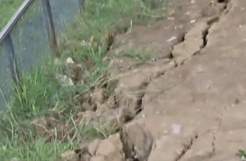 Otra rajadura en la costa rosarina: esta vez en el club Náutico Avellaneda