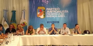 El encuentro del Consejo del Partido Justicialista en Santa Teresita donde Cristina Kirchner compartió el video (Twitter)