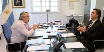 Capitanich explicó los temas que se trataron en su reunión con Alberto Fernández\u002E (Web)\u002E