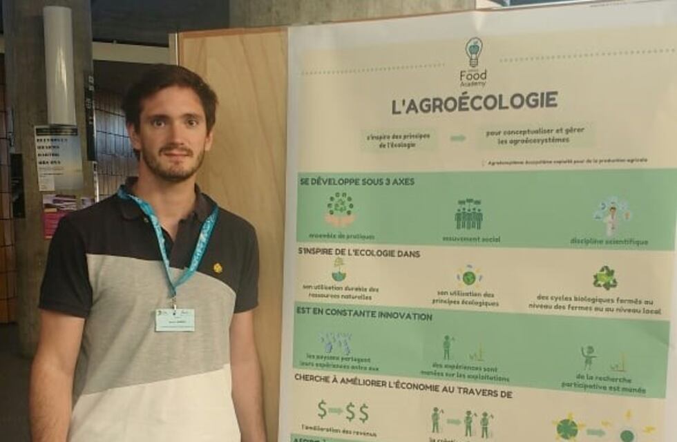 Agustín Barbera, ingeniero de la Chacra Experimental de Barrow, participó en foro internacional de Agroecología