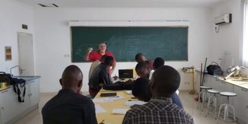 Docentes de San Luis en Angola