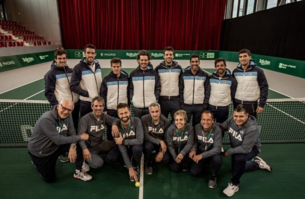 Copa Davis: Argentina entrenó en Madrid a menos de una semana de su debut ante Chile