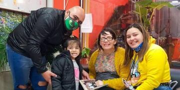 Se reencontró con su familia luego de 120 días\u002E Foto: El Doce\u002E