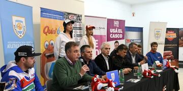 La conferencia de presentación de la competencia se realizó con la presencia de autoridades de la ACTC, Atlético de Rafaela y el Municipio (Prensa Municipalidad de Rafaela)
