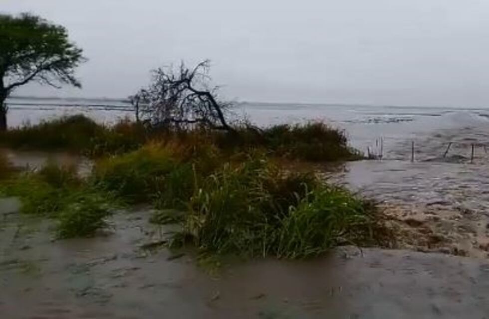 Las impactantes imágenes de la ruta 89 bajo el agua