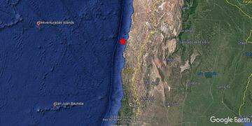 Sismo en Chile (Twitter)