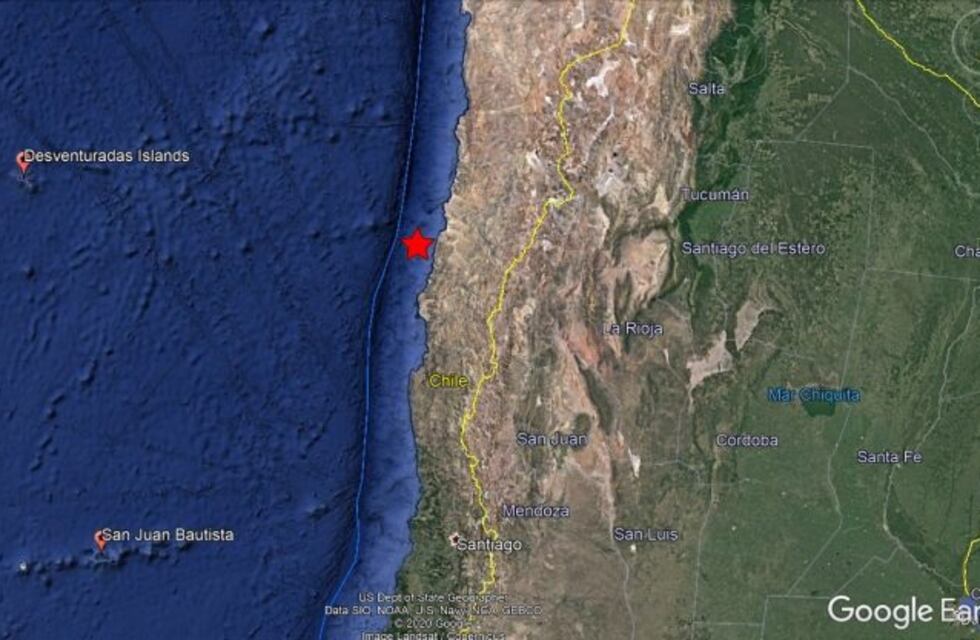 Un fuerte temblor en el Pacífico chileno se sintió en Mendoza, Córdoba, Tucumán y otras provincias